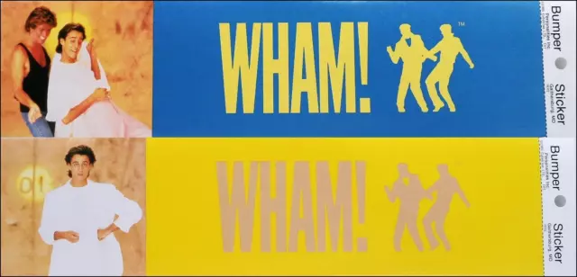 WHAM! Lot Of 6 80's Bumper Stickers George Michaels