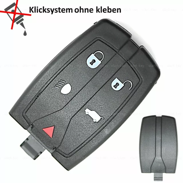 Keyless Go Schlüssel Ersatz Gehäuse für Land Rover Freelander II Discovery III 2