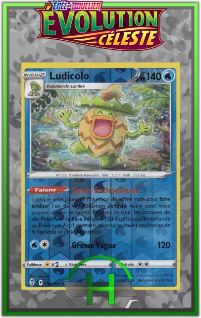 Ludicolo Reverse - EB07:Heavenly Evolution - 034/203 - Pokemon Card FR New