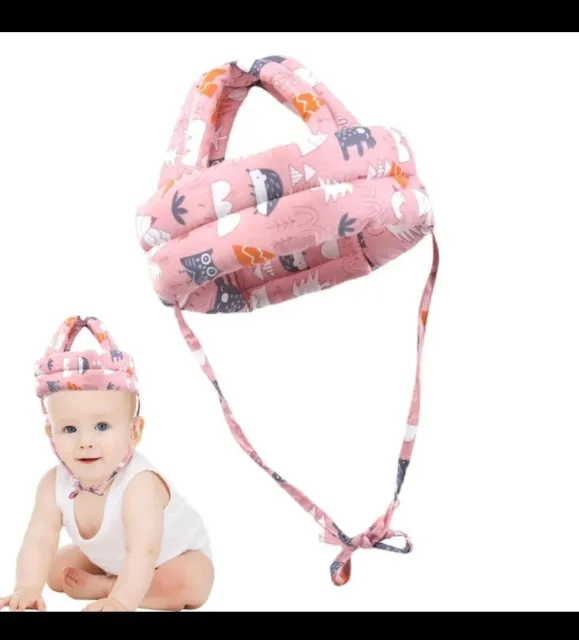 Pink Baby Head Protector Cushion Toddler Head Protection Pillow Helmet