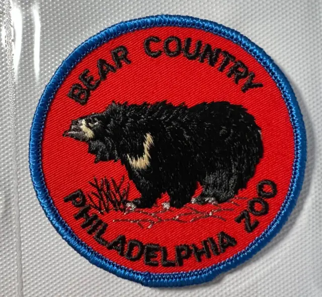 Parche Bear Country Philadelphia Zoo Pennsylvania - sin usar