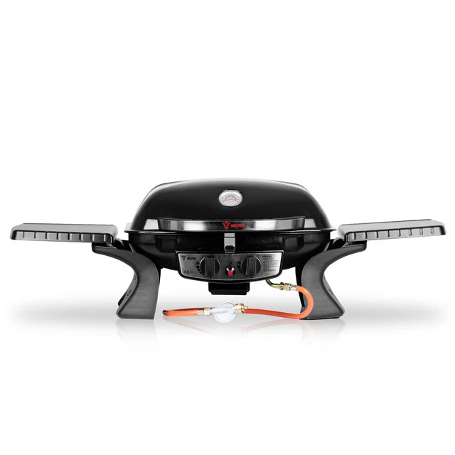 BBQ-Toro Tragbarer Tisch Gasgrill 2 Brenner | Tischgasgrill für Balkon *B-Ware*