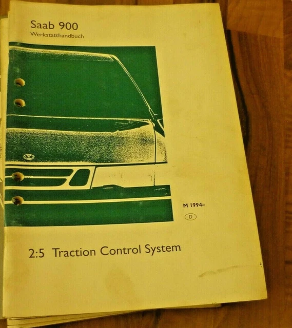 WERKSTATTHANDBUCH SAAB 900 Traction Control System Modelljahr ab 1994