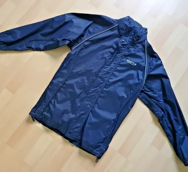 Regatta Regenjacke Damen/Mädchen, blau, neuwertig, Gr. 164 (S)