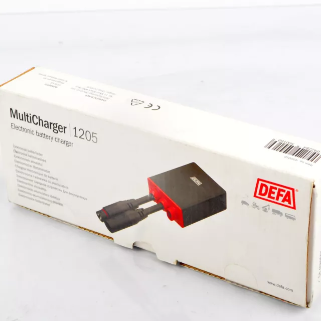 DEFA MultiCharger 1205 Flex - 12V/5A einbau Kfz-Batterieladegerät