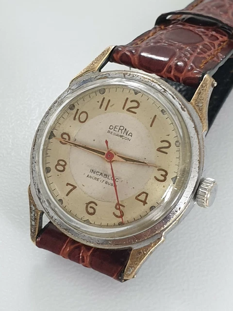 Montre Mécanique Ancienne Combe Besançon – Homme – Occasion – Fonctionne – Pièce Vintage