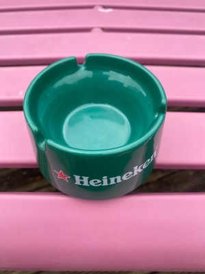 Heineken lot de 3 cendriers publicitaire Heineken en plastique collection bistrot TBE 