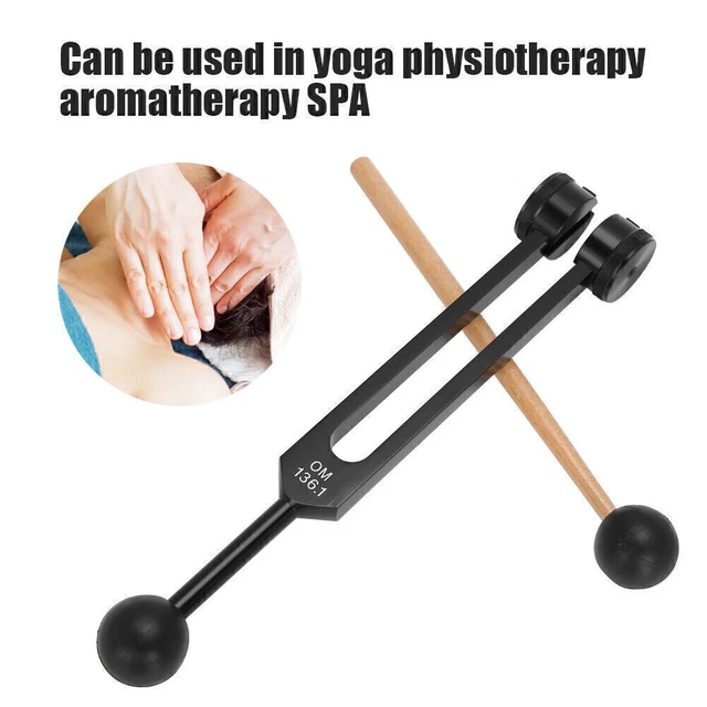 OM136.1 Stimmgabel Aluminiumlegierung Stimmgabel Hammer Klangtherapie Werkz C0R5