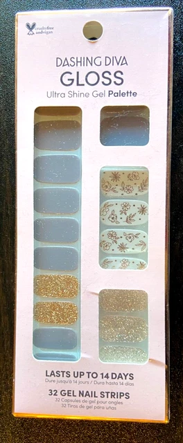 Paleta de tiras de uñas de gel Dashing Diva esmalte de uñas GS45 lavanda sueños