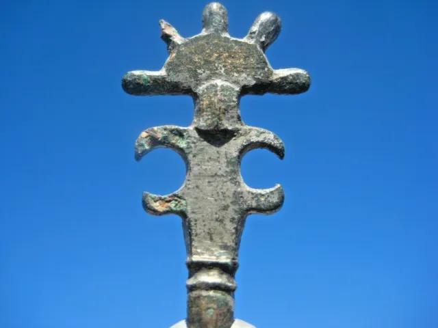 Gothic Bronze Fibula Brooch Original