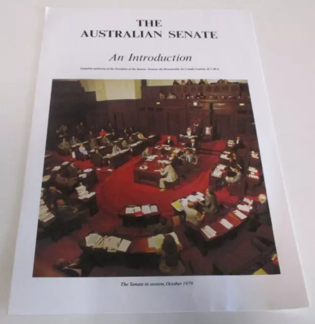 The Australian Senate, Parliament House - Information Brochure - Canberra - 1979