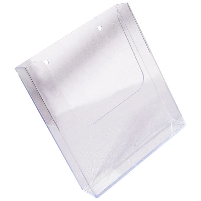 MaxGear Lot De 4 Porte-cartes De Visite Transparents En Acrylique Pour Bureau Avec 4 Niveaux, Présentoir De Cartes En Plastique Transparent Pour Exposition, Maison Et Bureau, Capacité De 320 Cartes, 4