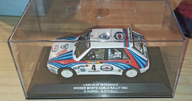 Miniature Auto BBR 1/18 Lancia Delta 16v - Auriol Rallye Monte-Carlo 1990 - Rare
