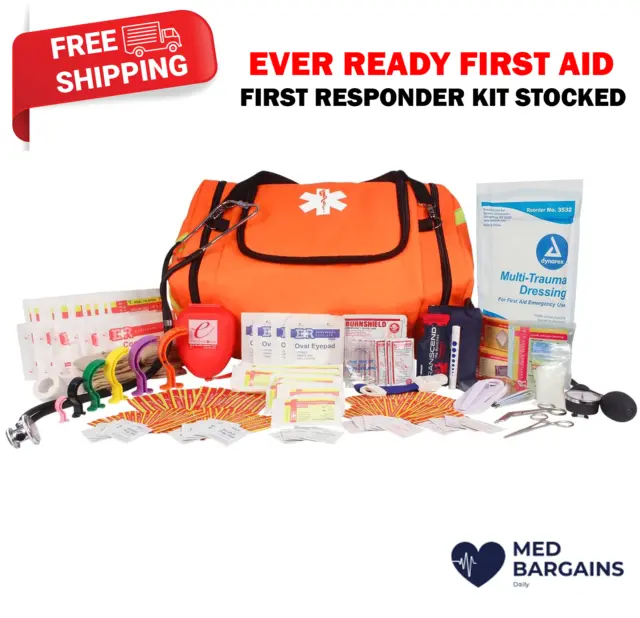 Paramedic First Responder Kit First Aid Fully Stocked Trauma Emergency Kit