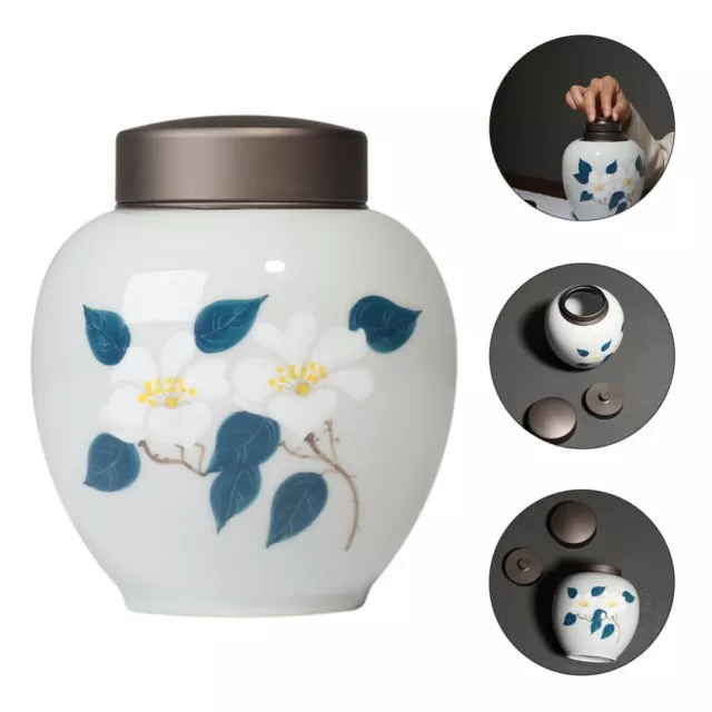 Ceramic Storage Jug Ceramic Sugar Bowl Cabinet Organizer Jars