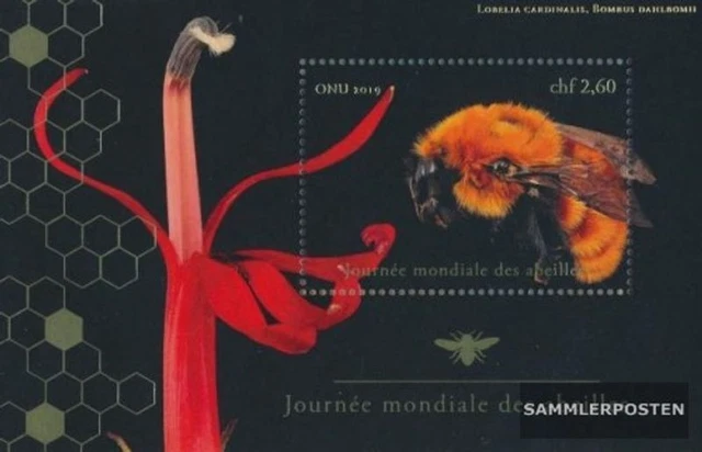 UNO - Genf Block54 (kompl.Ausg.) postfrisch 2019 Weltbienentag
