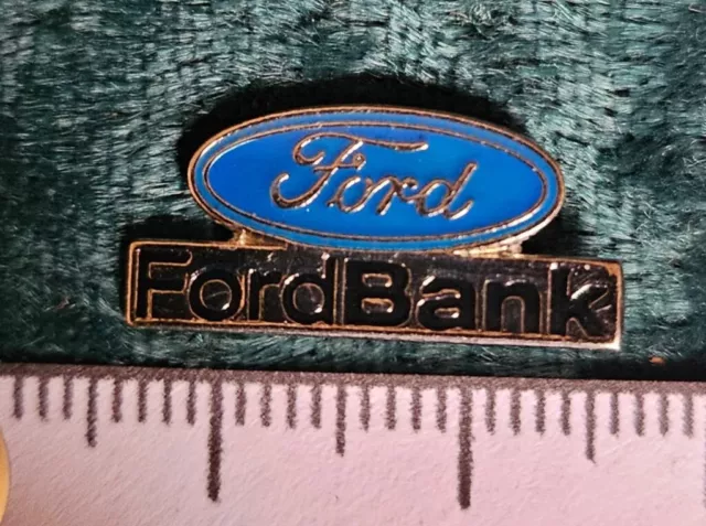 Sammler Pin Set - KFZ/AUTO - FORD "Logo Bank" - Rar/Selten - emailliert