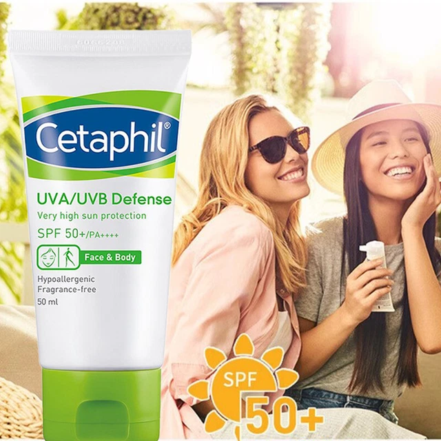 FACE MOISTURISER WITH SPF50+, FragranceFree,50ML Cetaphil Daily