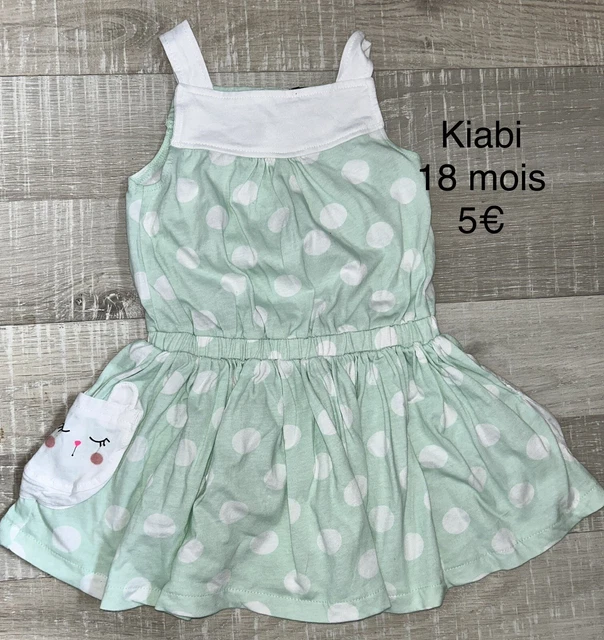 Robe Bébé Fille Baby Club 3 Mois - Jaune Motif Citron, Style Marin, été - Occasion Très Bon état