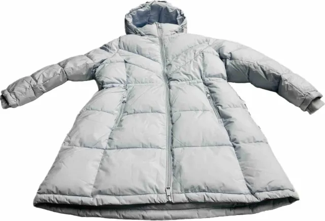 Calvin Klein Women's Long Water Resistant Removable Hooded Puffer Jacket