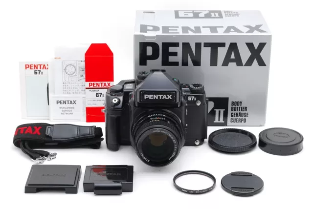 [NEAR MINT w/ Box, Strap] Pentax 67ii 67 ii SMC 105mm f/2.4 Late Lens From JAPAN