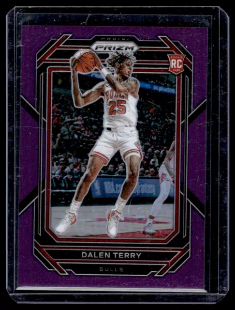 2022-23 Panini Prizm Purple Dalen Terry RC /99 Chicago Bulls #240