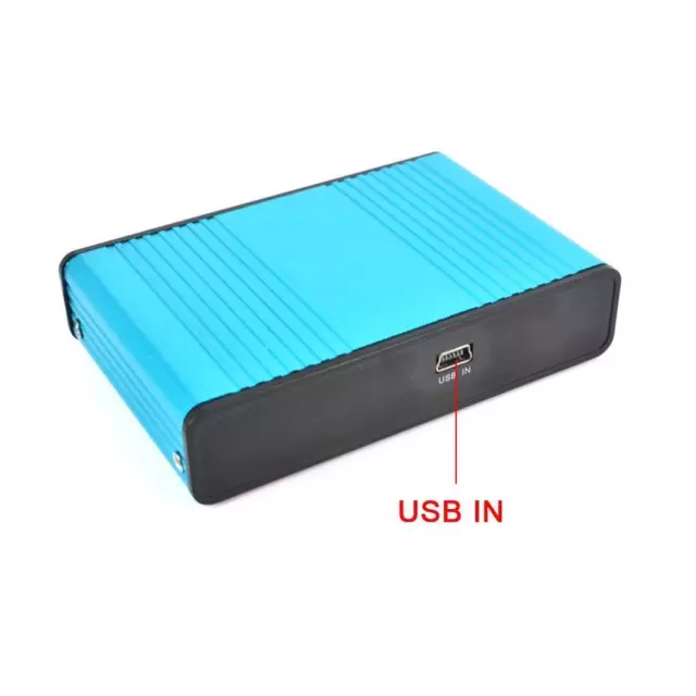 Carte Son Externe USB 5.1 Carte Audio Optique De Son Surround, Bleu