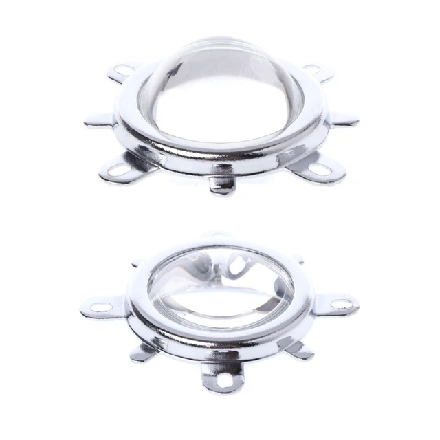 LED Lens Optical Glass 50mm Reflector Collimator Houseing Fixed Bracket