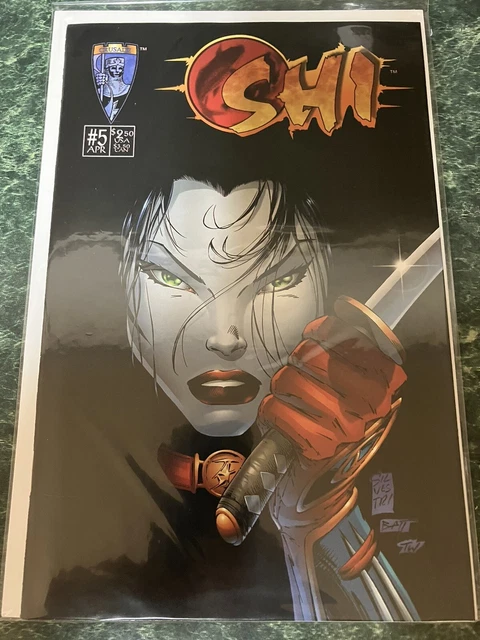 SHI Way Of The Warrior #5 (Alternate Black Cover) VF-NM (1995) Variant 1st print