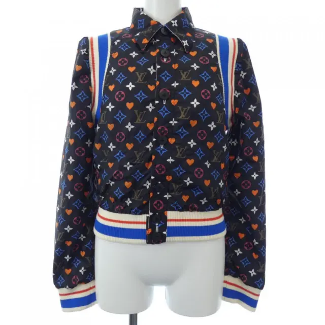 Louis Vuitton 23SS Silk Jacket 38 Women's Multicolor Reversible Bandana  Print Bo
