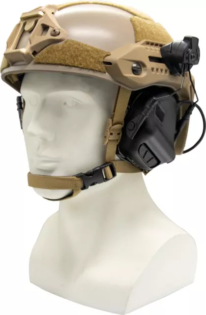 M-LOK Helmet Rail Adapter for Peltor Comtac Sordin Howard Leight Walker Headset