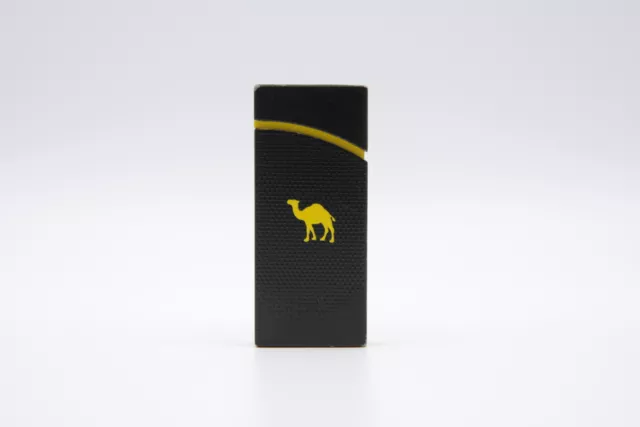 Black Gas Lighter Camel Metal Vintage Smoking Device Working Collectible Merch