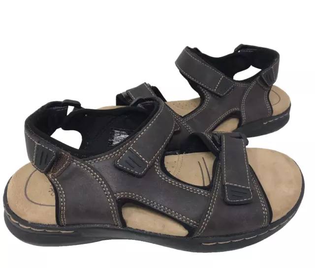 Croft & Barrow Men's Luther Brown Comfort Sport Sandals Size:11 92EF