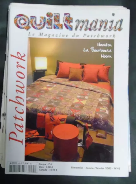 Quilt Mania Le magazine du patchwork N° 45 2005 Couture Paducah fantasy Hoorn