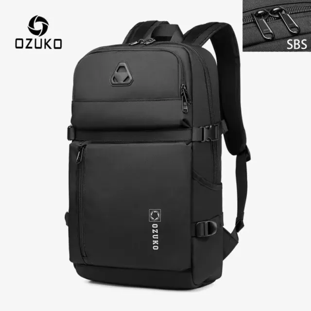 Ozuko Waterproof Oxford New Business Men Casual Sports school Travel Backpack