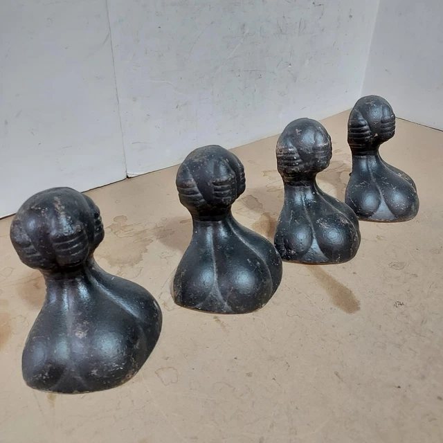 ANTIQUE CAST IRON Victorian Clawfoot Bath Tub Feet Ball Eagle Claw Foot