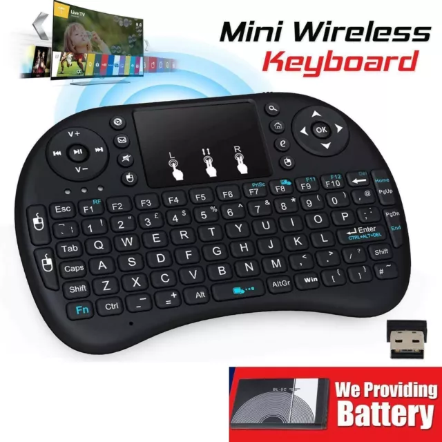 Mini Wireless Keyboard Touchpad Keyboard Mouse For Remote Control MINI PC TV Box