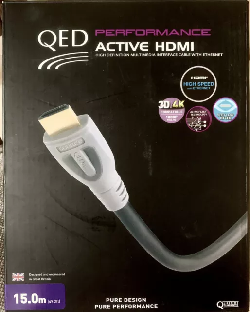 QED Performance Active Hdmi Cable With Ethernet (12 M) HS