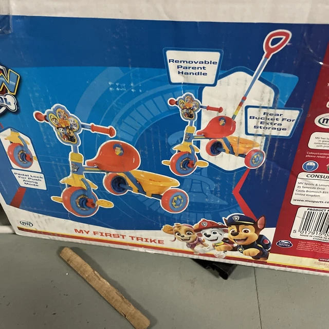 Paw patrol trike with sales bucket