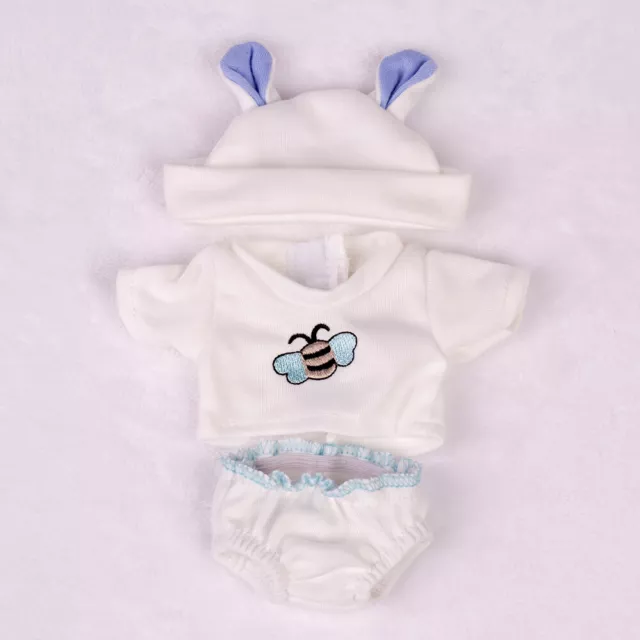 DIY Reborn Doll Clothes Set For 10-11inch Baby Boy Girl Doll Outfit+Hat Xma Gift