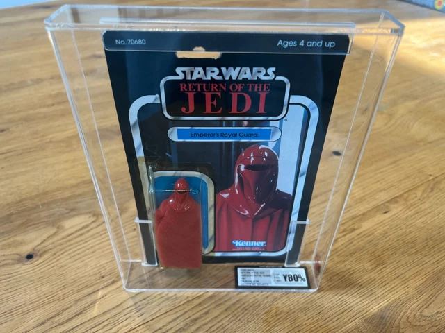 Vintage Star Wars Emperor's Guard 65 Back ROJ Tuskuda 1983 UKG (UK AFA) Grade 80