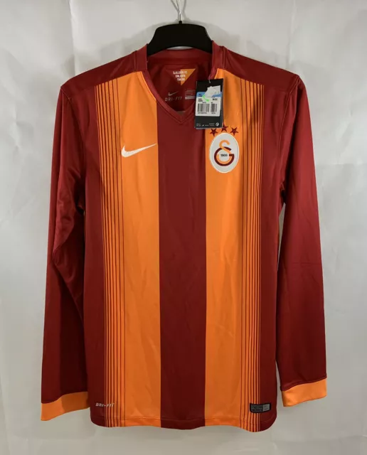 BNWT Galatasaray L/S Home Football Shirt 2014/15 Adults Medium Nike C822