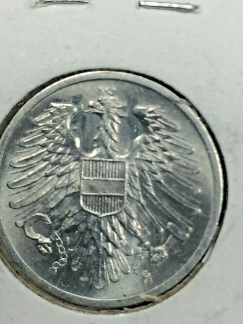 1966  Austria 2 Groschen Foreign Coin #0111 2
