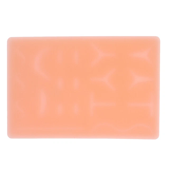 Pelle Sintetica In Silicone Per Esercitazioni Di Sutura: Tappetino Multistrato (pelle, Grasso, Muscolo) Per Training Medico.