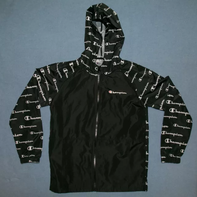 Champion Hooded Full Zip Windbreaker Boy's Youth Size M