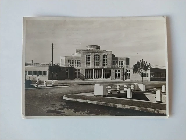 Fascismo Architettura Teatro Dopolavoro Torre Zuino Cartolina Pubblicitaria Snia