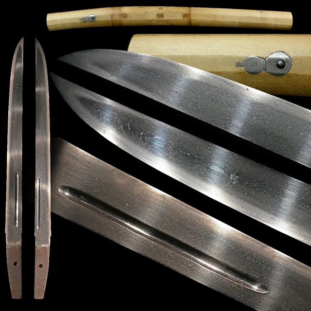 JAPANESE SWORD ANTIQUE Wakizashi Shirasaya Unsigned 12.75 in