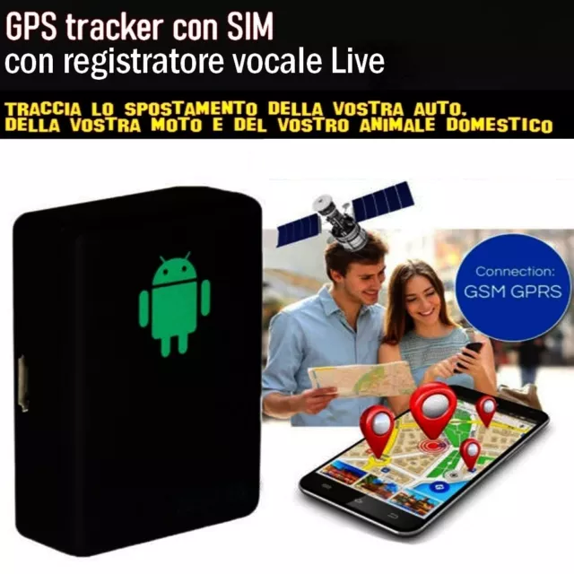 Localizzatore gps spia GPS macchina Mini localizzatori GPS Antifurto bici GPRS