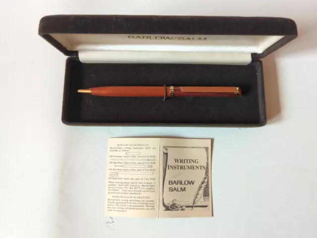Barlow Salm ballpoint pen in presentation box - Warn Industries - New and unused