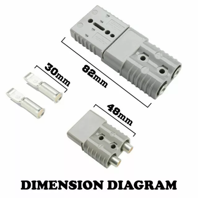 High Current For Anderson Style Plug Connector 175AMP Ideal for 12V or 24V Use